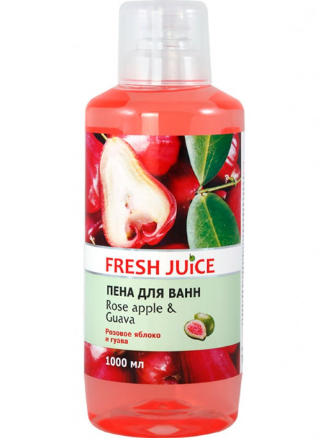 Fresh Juice Пена для ванн 1л. Розовое яблоко+Гуава Производитель: Украина Эльфа